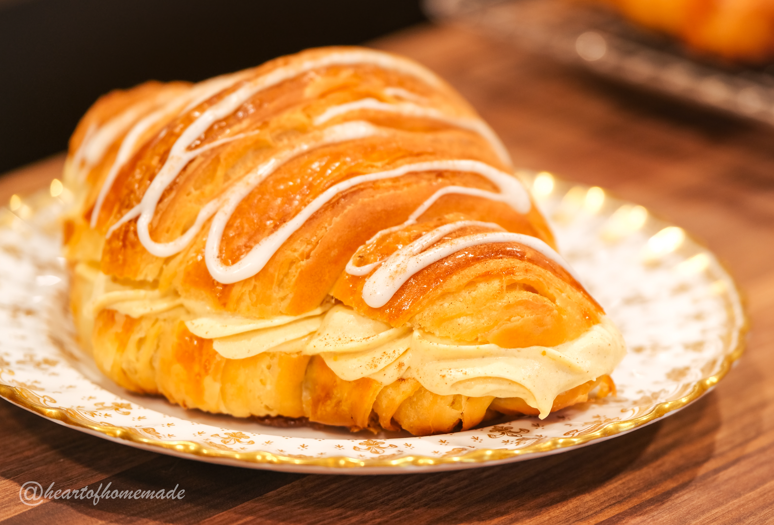Pumpkin Cream Croissants