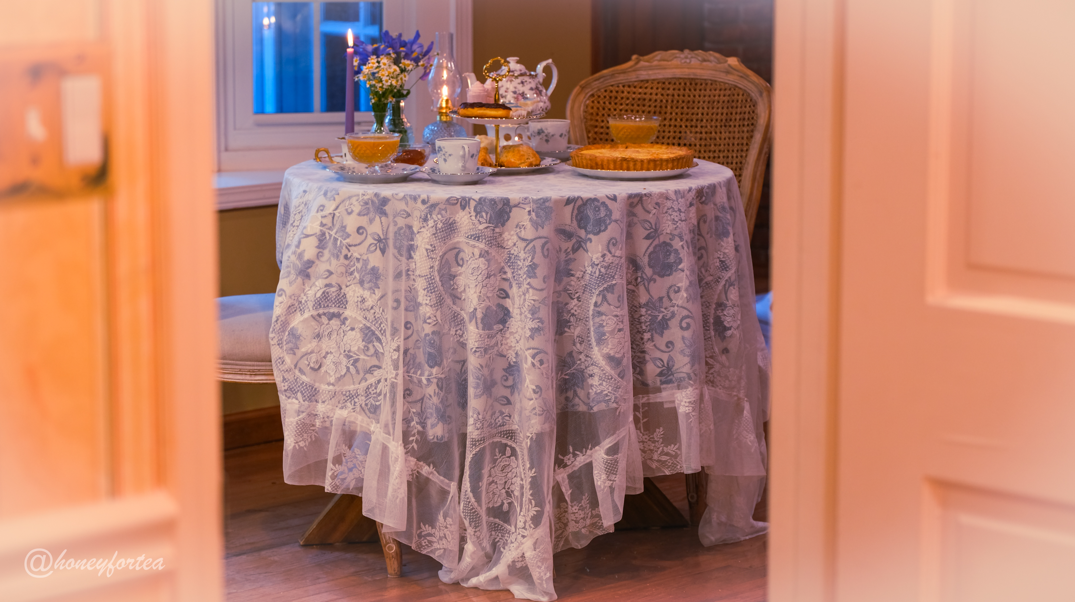 A Candlelit Evening Tea Party